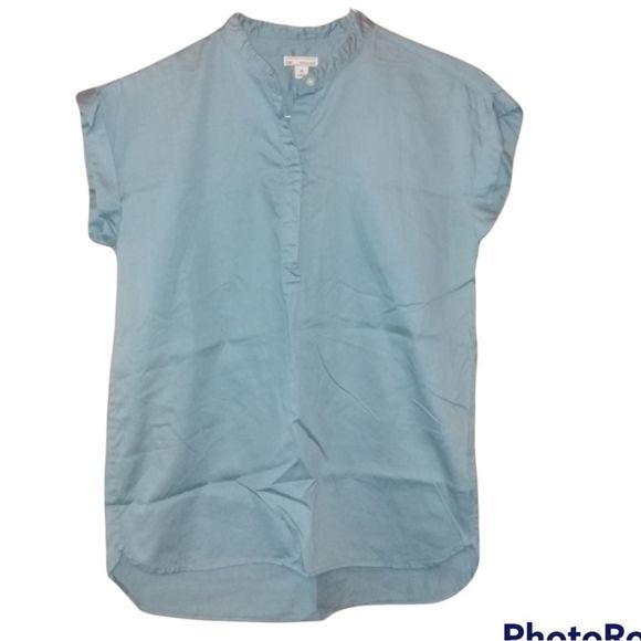 Gap Light Blue Blouse - Picture 1 of 12